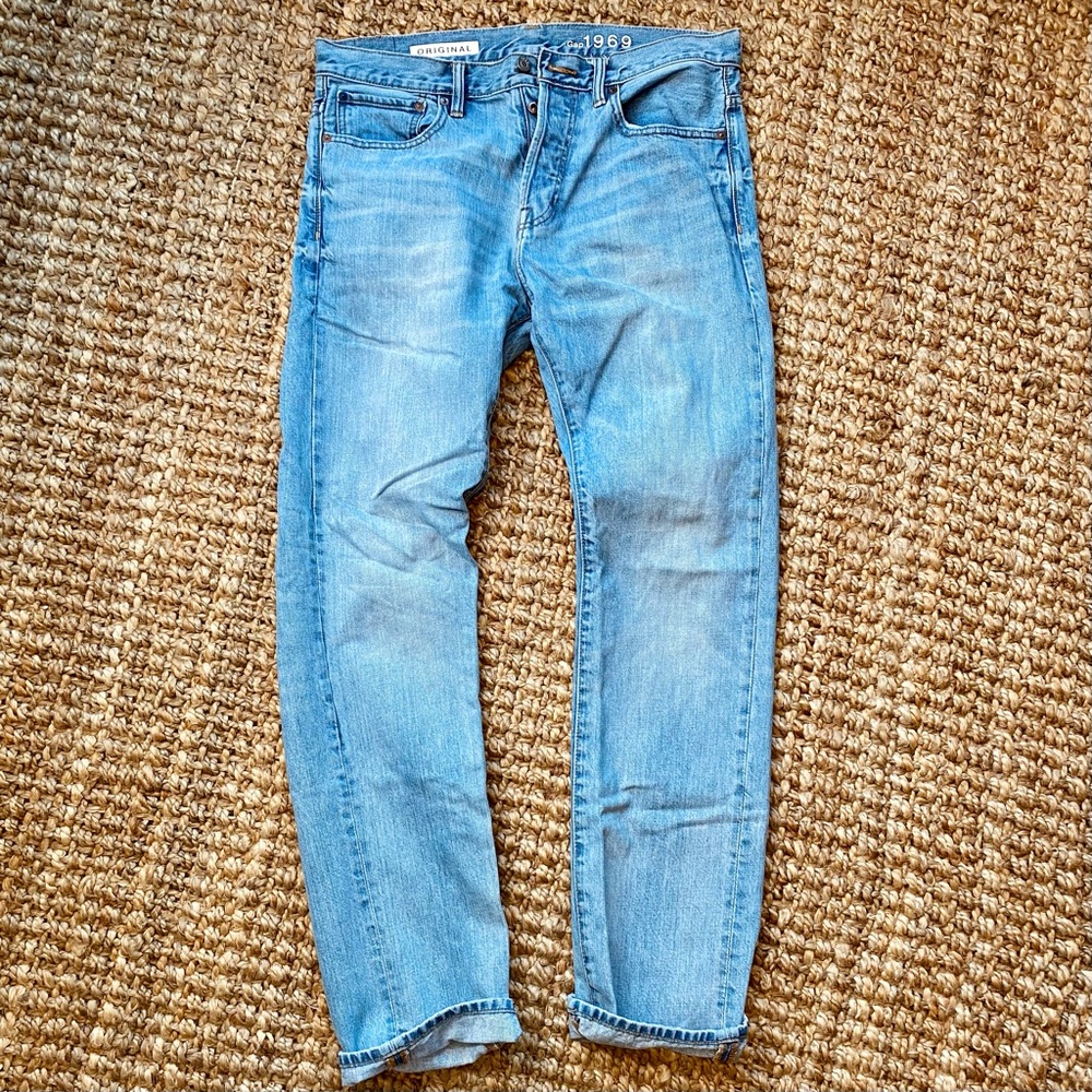 Gap 1969 Original Light Blue Jeans - 32x32